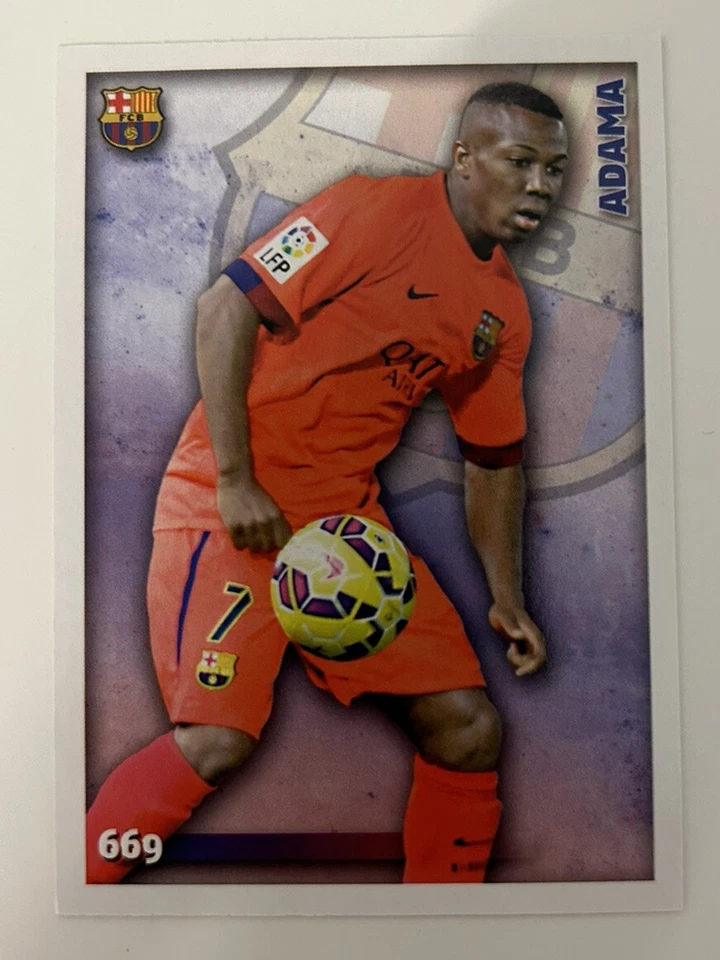 2x ADAMA TRAORE 2014/15 MUNDICROMO ROOKIE RC - Image 4 of 4