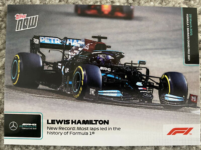Lewis Hamilton - Topps Now - New Record Most Laps Led In F1 - Same Day Porto!