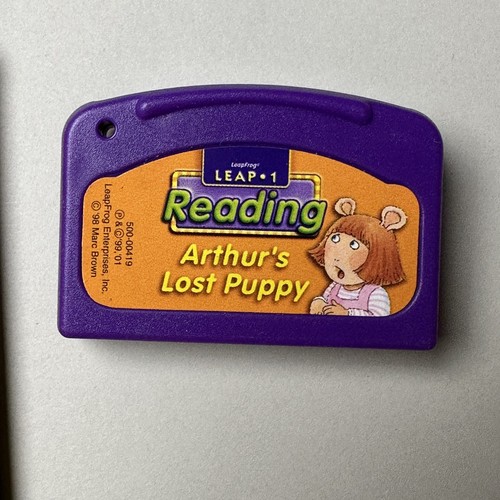 LeapFrog Leap 1 Reading Arthur's Lost Puppy Book & Cartridge Set Ages 4-6 Presch - Picture 2 of 3