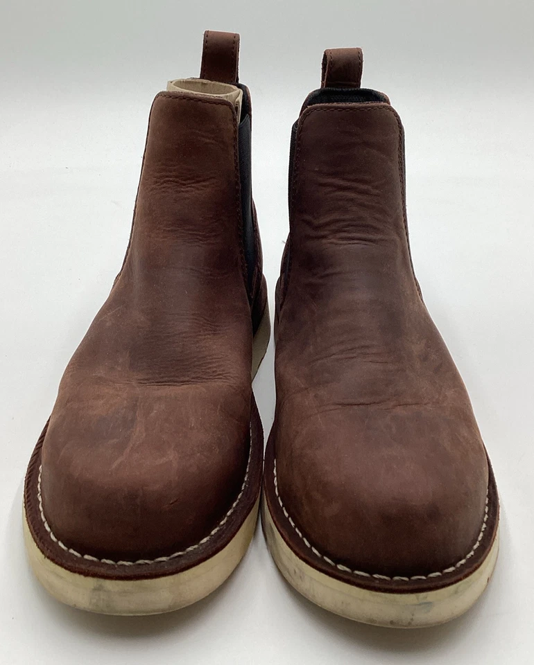 Danner Bull Run Men's Leather Steel Toe Boot Brown Size 10 EE - Image 4 of 4