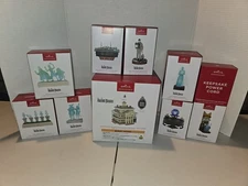 Hallmark Haunted Mansion Disneyland Set: Leota Geist Coffin Caretaker Busts MORE