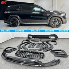 For Mercedes Benz GLS63 AMG 21-25 Carbon Fiber Rear Front Lip Spoiler Body Kits