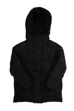 Appaman Childrens Boys Hooded Puffer Jacket Black Size 5