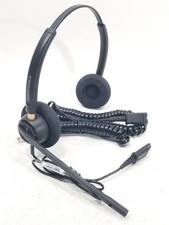 Plantronics 457A-HW510 Headset W/ Boom Mic Quick Disconnect Phone Cord