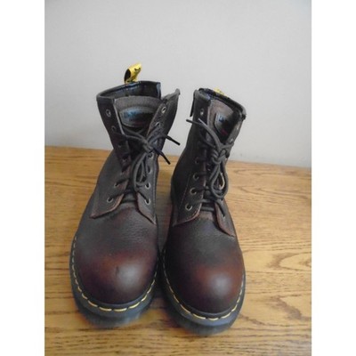 Dr. Martens Steel Toe Industrial Work Boots Men’s 8 / Women’s 9 Brown Dr Martens Industrial Steel Toe Work Boots DM229 Leather  main image 4