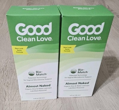 2 ~ Good Clean Love Almost Naked Personal Lubricant | 2 Pack | 4oz Each 