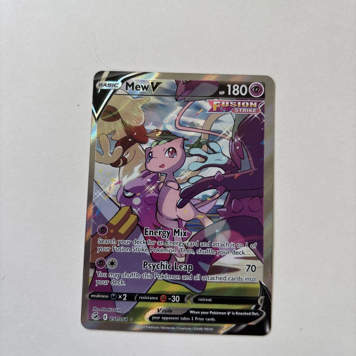 Mew V Pokémon TCG Cards for sale | eBay