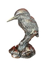 HallmarkedSterling Silver Kingfisher Figure. 3 High. Very Good Condition No Box