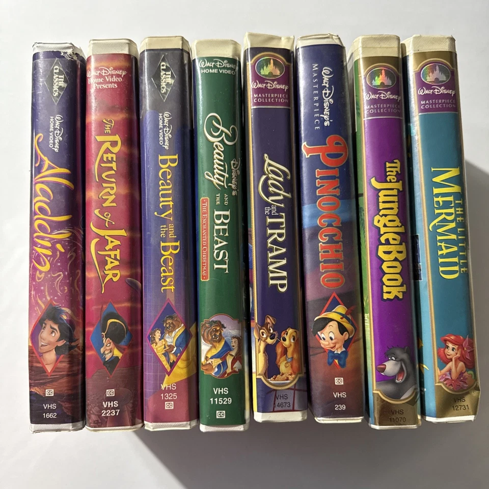Lot of 9 Disney VHS: Masterpiece/Black Diamond & Home Video Clamshells - Image 3 of 4