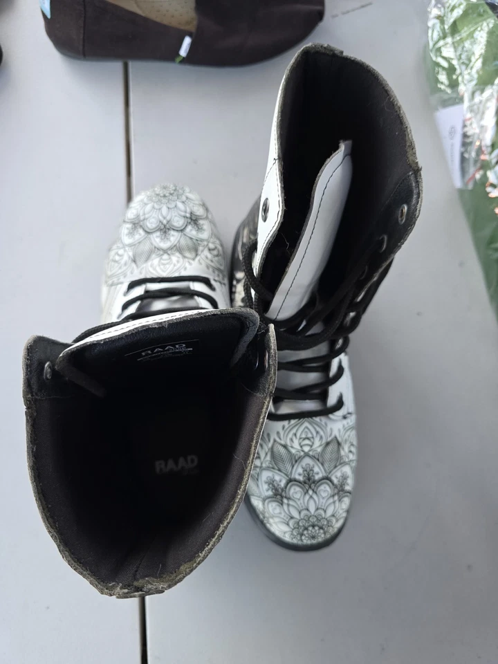 Mandala Design Lace-Up Ankle Boots - Image 4 of 4