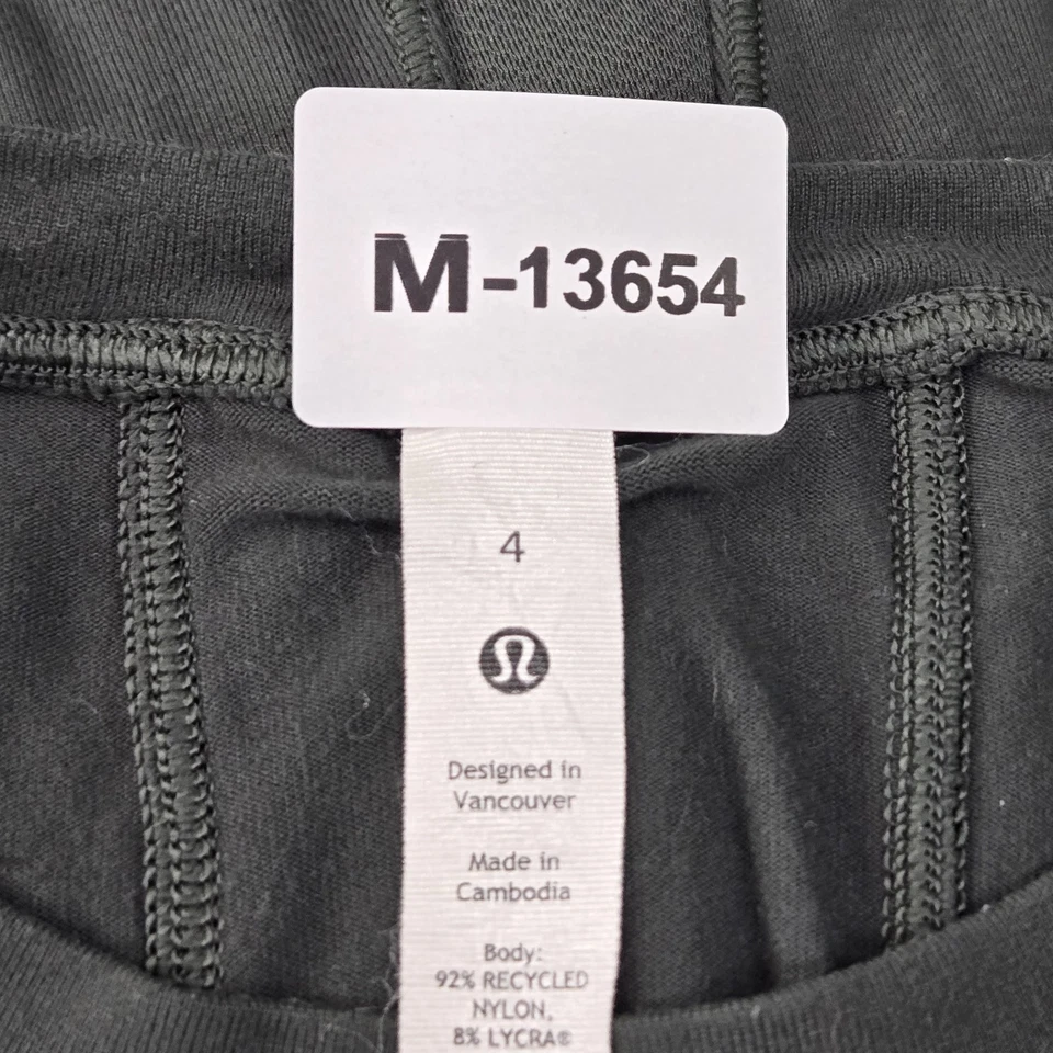 Lululemon Women Activewear Top 4 Green Rulu Reflective Running Long Sleeve - Image 2 of 4