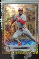 2022 Topps Gilded Collection - Ozzie Smith #7 Gold Etch Mini-Diamond...