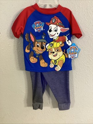 Paw Patrol 18M Shirt & Sweat Pants Outfit  NWT