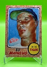 2024 Topps Spotlight by Andy Friedman Ed Mathews Twilights Spotlight Stamp /75