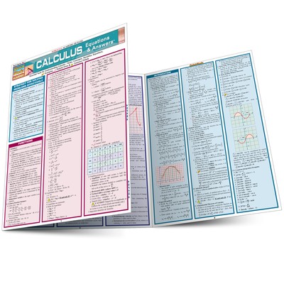 Calculus Equations & Answers QuickStudy Laminated Study Guide (QuickStudy Academ
