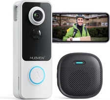Wireless Video Doorbell 1080P HD with 2-Way Talk & Night Vision