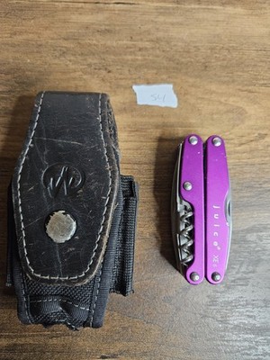 Leatherman Juice Xe6 Purple With Sheath (Brand On Handle)