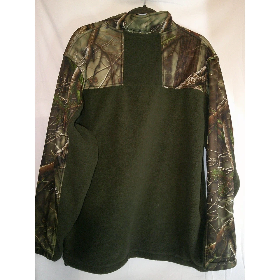 Мужской флисовый пуловер Huntworth XL камуфляж Mossy Oak охотничья спортивная одежда - Изображение 2 из 4
