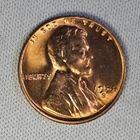 1954 S  Lincoln Wheat One Cent 1c Coin Red BU #AB571