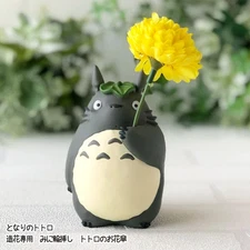 Ghibli My Neighbor Totoro Artificial Flowers Vase Flower Umbrella Gardening New