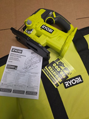 #ad NEW Ryobi ONE PCL525 18V Cordless Jig Saw with Bag Tool Only $44.95