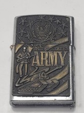 1996 United States Army Military Zippo Lighter Z Bradford PA XII Made In USA