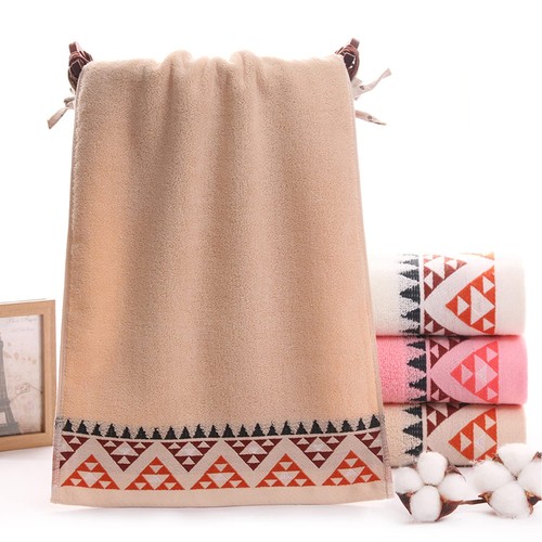 Hand Towels Set of 2 Indian Geometric Pattern 100% Cotton Soft Decorative Tow... - Picture 5 of 10