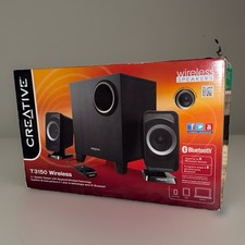Creative T3150 Wireless 2.1 Bluetooth Speaker System 51MF0425AA001 - Black