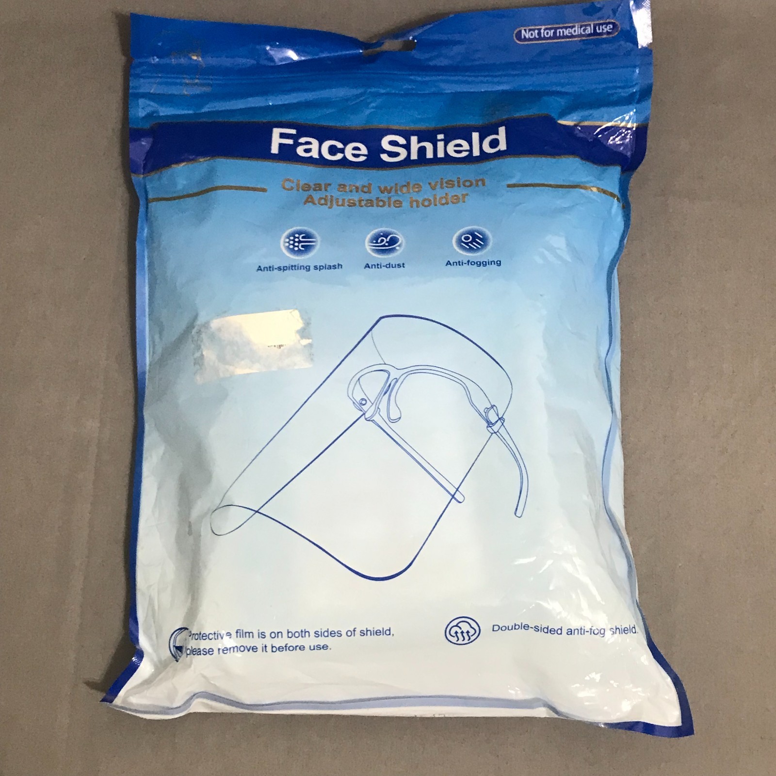 Anti-Fog Face Shield Clear Protective Visor 2020R Adjustable Full Face Cover New