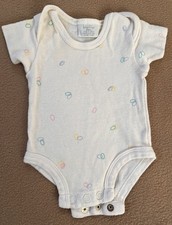 Body neonato Dior vintage 100% cotone stampa pastello piccolo 0-10 libbre