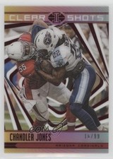 2018 Panini Illusions Clear Shots Red 16/99 Chandler Jones #CS-CJ 1p5