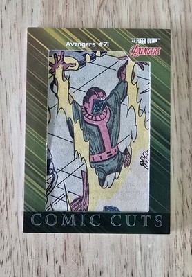  2022 Fleer Ultra Avengers Comic Cuts #CC-AVG71 Kang the Conqueror SER /25