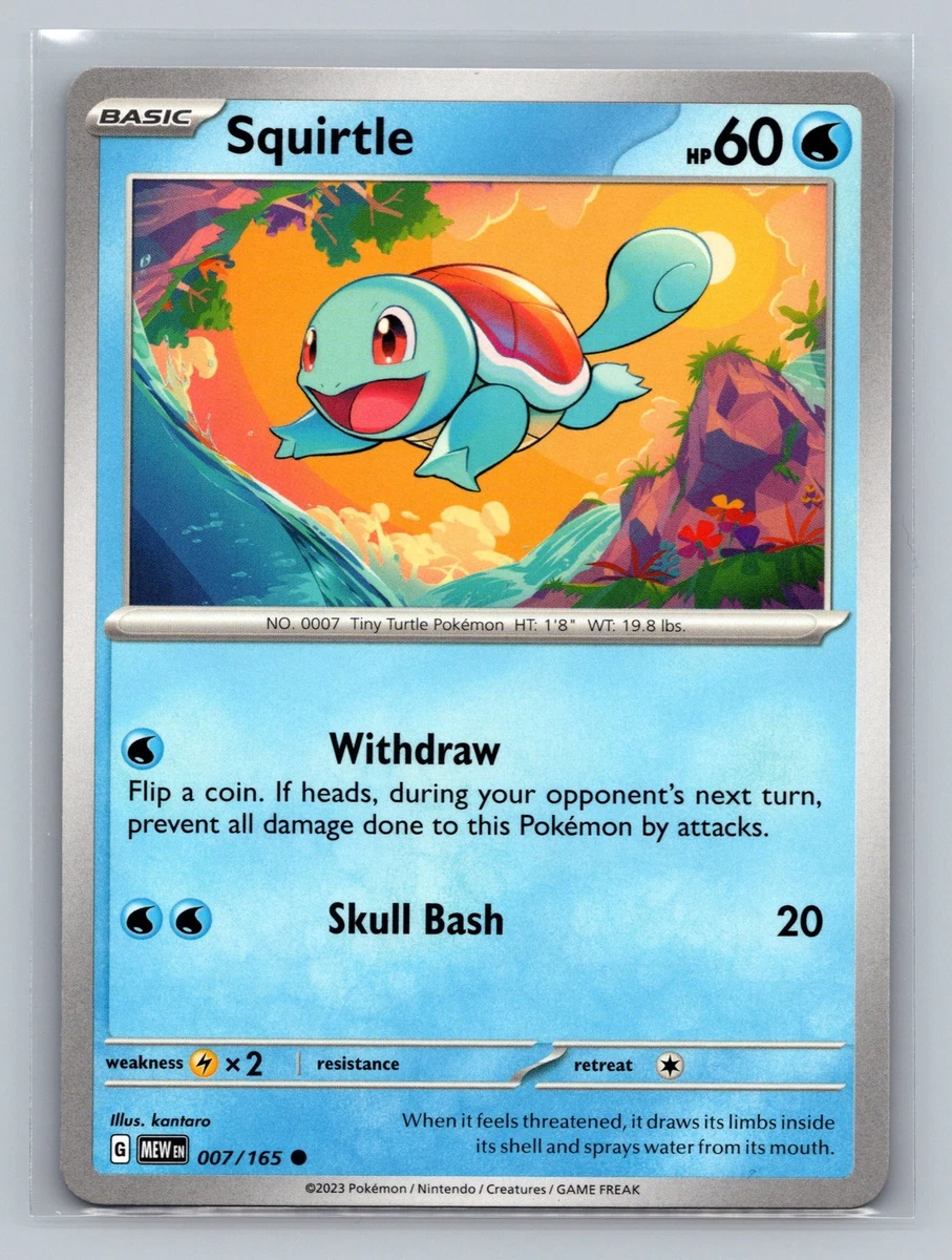Squirtle 007/165 Sv: Scarlet & Violet 151 for sale | eBay