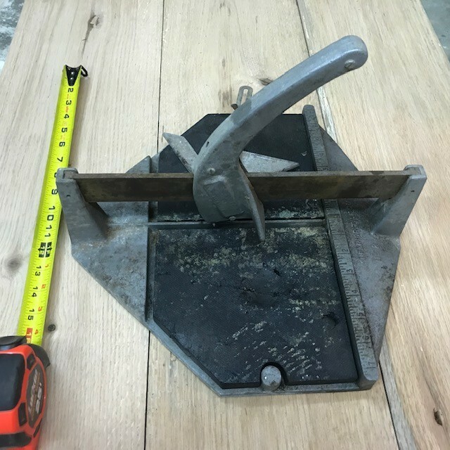 Antique Superior Tile Cutter. Made in USA. No.2. Vintage tools. eBay