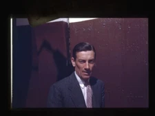 Hoagy Carmichael Candid 1940's Studio Backlot Pose Original 35mm Transparency