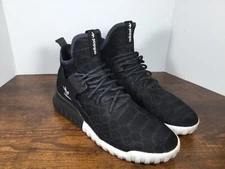 Adidas Originals Tubular X Prime Knit Core Black & White Mens 14 Trainers B25591