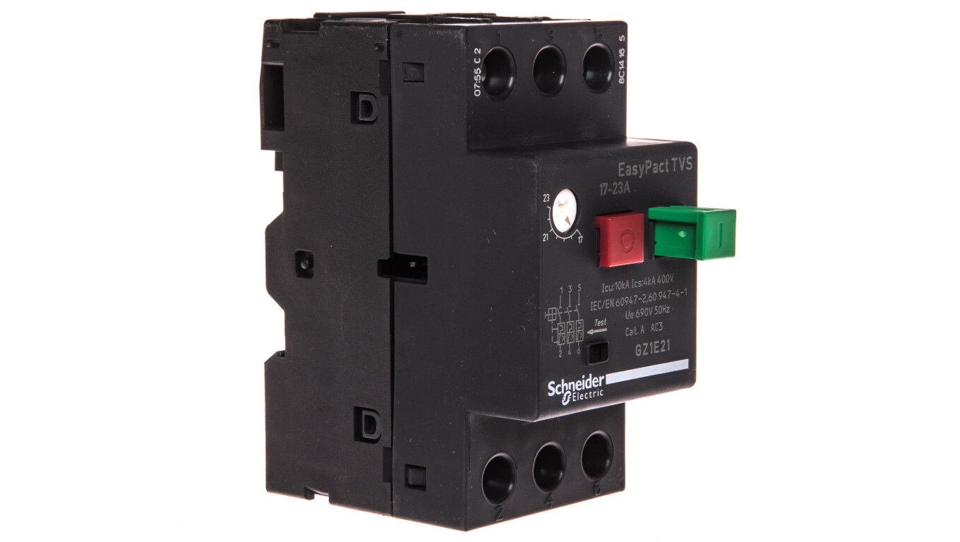 Motor switch 3P 9kW 17-23A GZ1E21 /T2UK