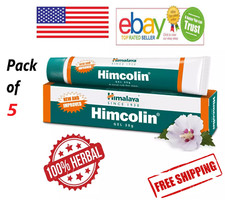 5X HIMCOLIN GEL 30g Each Himalaya With Long Expiry  Free Shipping