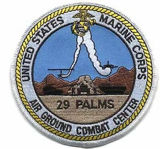 Marine Corps 29 Palms Combat Center Patch - USMC Twenty-Nine Stumps Patch - kill