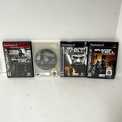 Splinter Cell, Pandora Tomorrow, Double Agent, Chaos Theory - Sony PlayStation 2