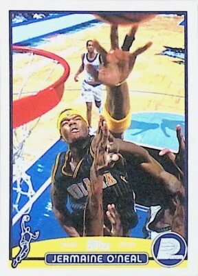 2003-04 Topps NBA Basketball Card Indiana Pacers Jermaine O'Neal