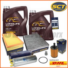 Inspektionspaket Filterset Filtersatz 8L MANNOL 5W30 für VW Bus T5 1.9 & 2.5 TDI