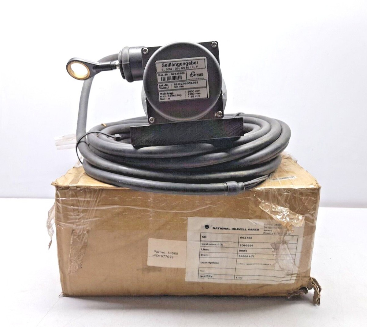 サルート FSG SL3002-D9/GS80/K/F Rope Length Sensor 5932Z50-080.023