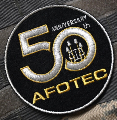 USAF Operational Test 'n Evaluation Center AFOTEC 50th-Anniversary vêlkrö Patch