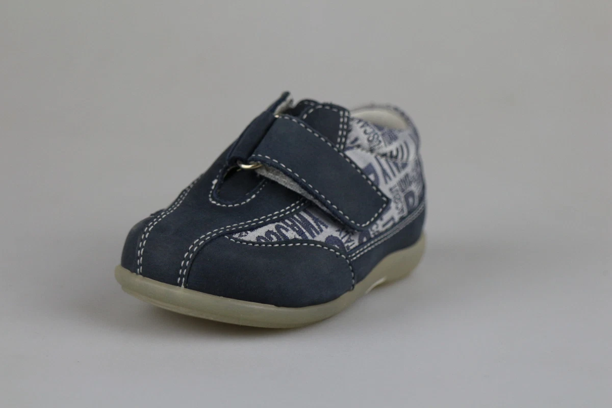 boy shoes BALDUCCI 1.5 UK 17 EU sneakers blue textile DX286