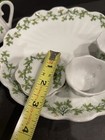 Beautiful Mini Porcelain Tea Set In Green And White — photo 4