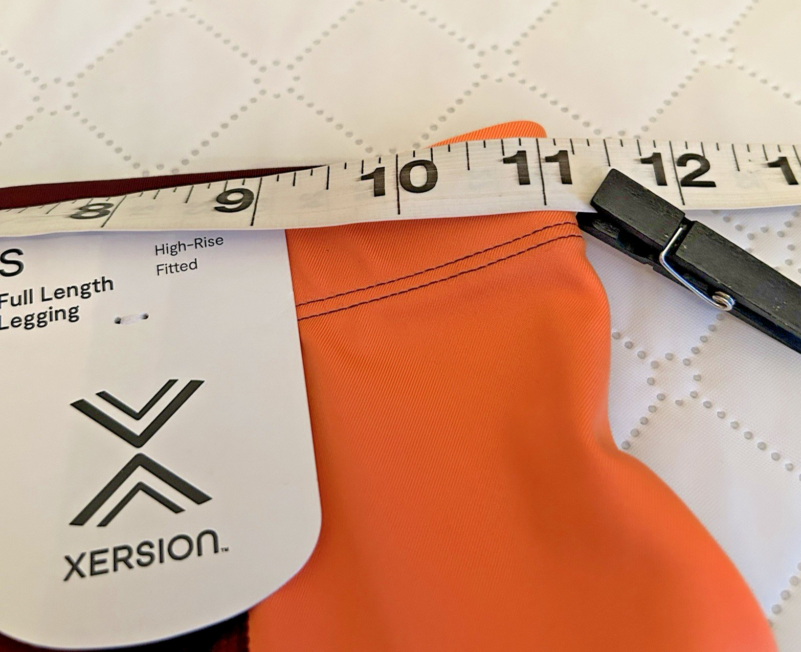 Xersion Padded Cycling Leggings Full Length High Rise Women Small Maroon UPF NWT