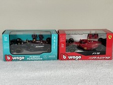 Burago Petronas AMG F1 W14 E Performance  Ferrari F1-75 Diecast 1:43 with box