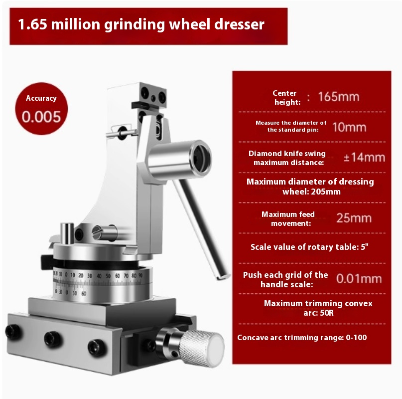 Universal Angle Grinding Wheel Dresser Skew Vertical Correction Shaper ...