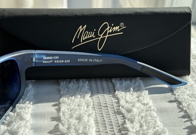 Maui Jim Kaiwi Channel MJ 840 03S Blue Black Frame, Blue Hawaii